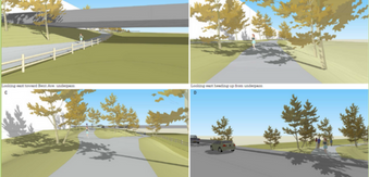 Creek District bridge rendering