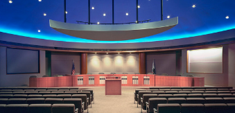 San Marcos Council Chambers images of interior