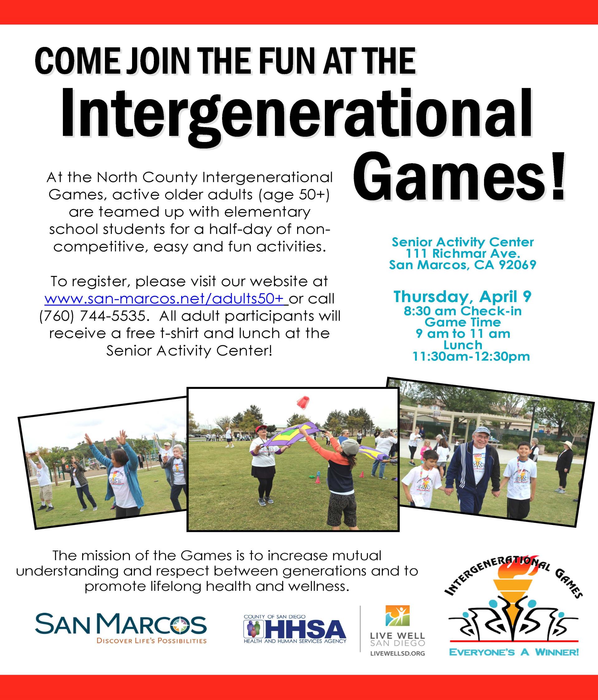2020 San Marcos IG Games Flyer