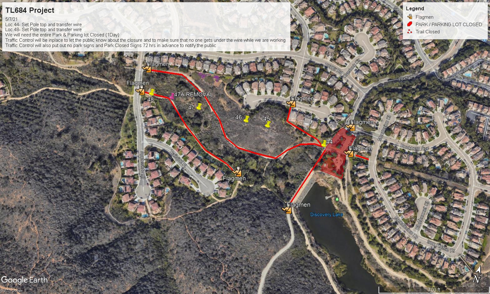 5-7-21 Set pole tops and transfer wire (Rev-2)