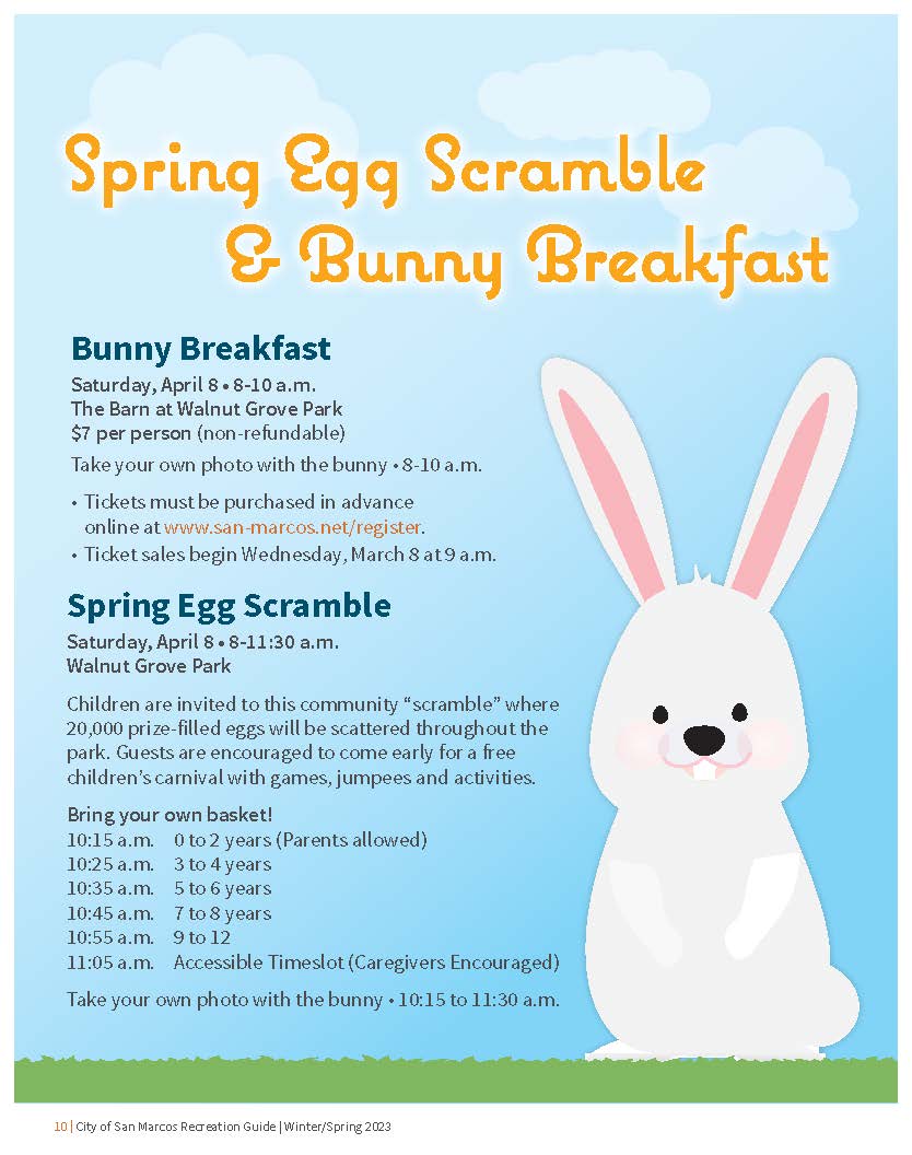 Bunny Breakfast Flyer
