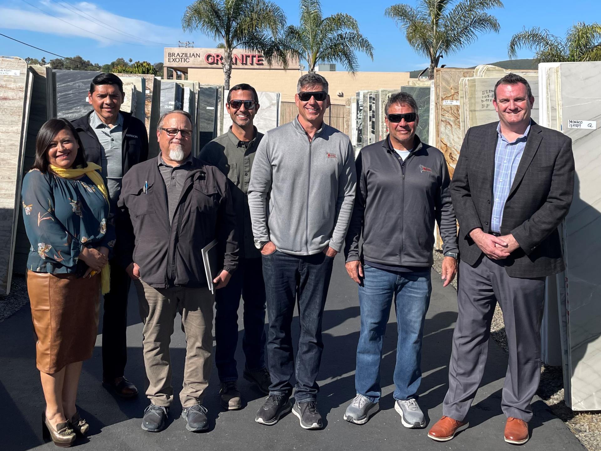 Brazilian Exotic Granite Group Photo