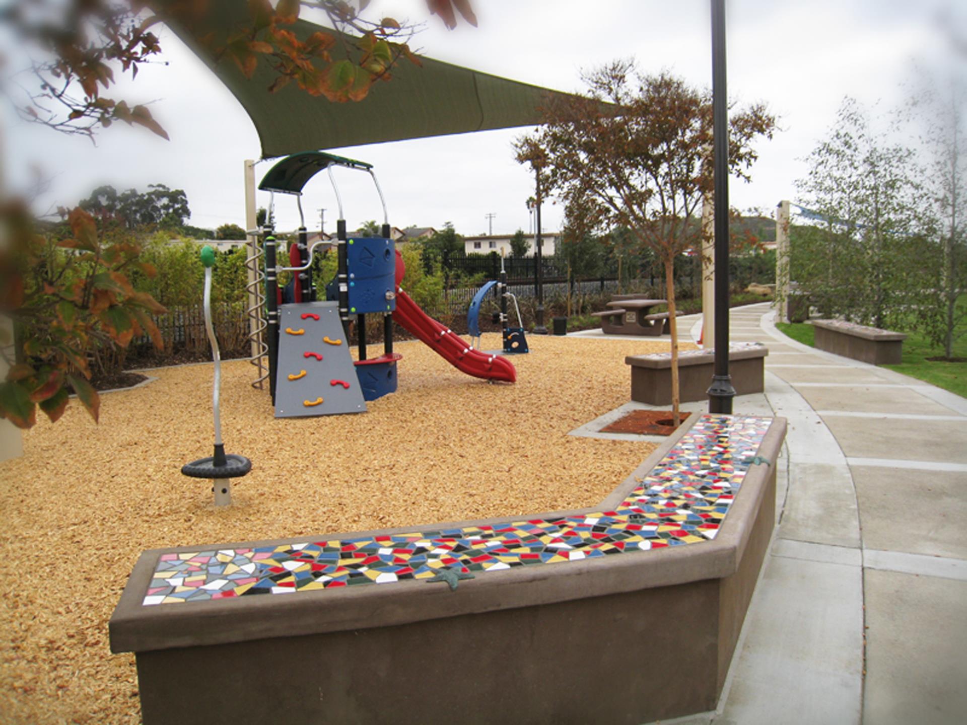 Buelow Photo playground & seat walls