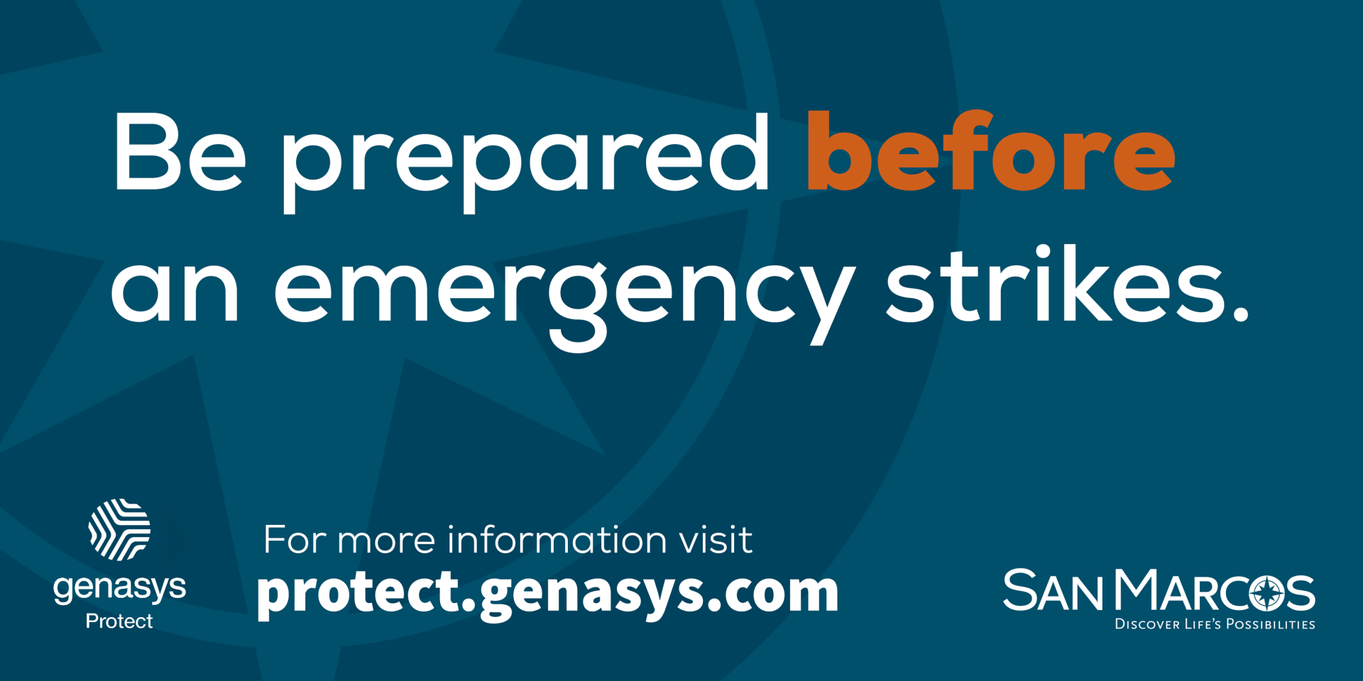 Be Prepared before Emergency Strikes