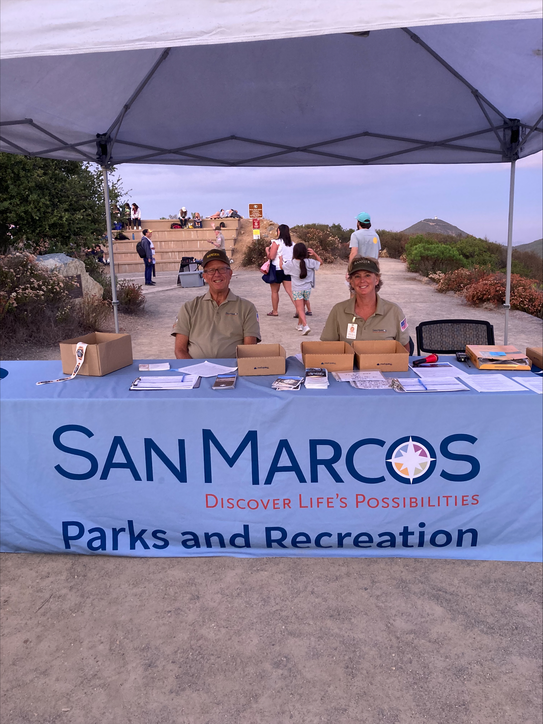 Reserve Park Rangers Check In Table