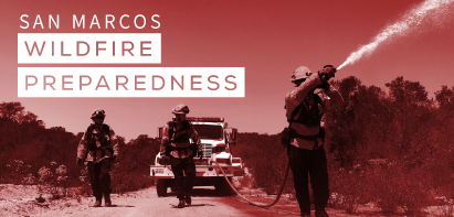 San Marcos firefighters using a wildland hostly