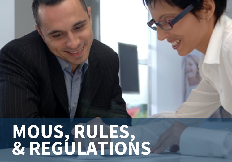 MOUs, Rules & Regulations