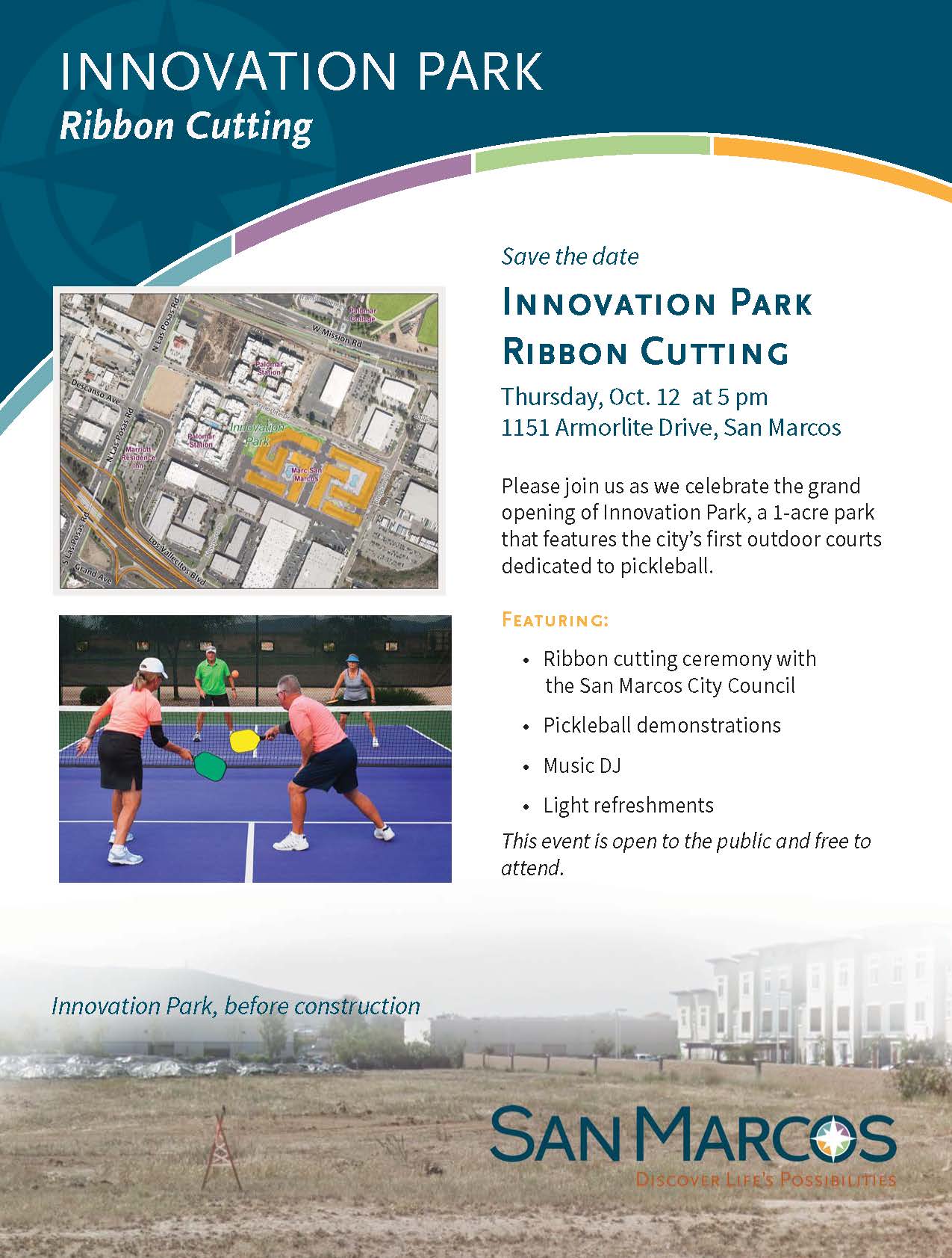 Oct. 12, 2107 Innovation Park Ribbon Cutting Invitation